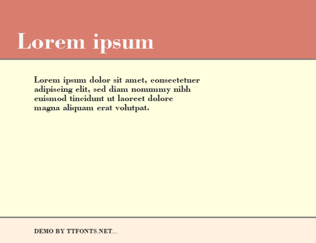 Bodoni SSi example