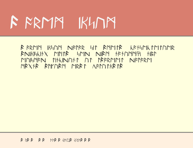 Britannian Runes example