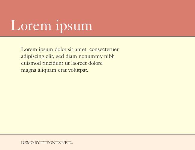 Caslon-Normal example