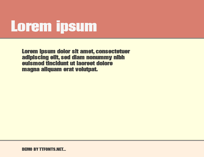 Choque Display Condensed SSi example