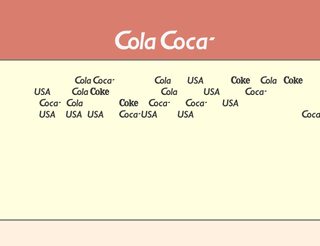 CocaCola example