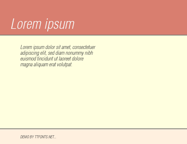 Context Light Condensed SSi example