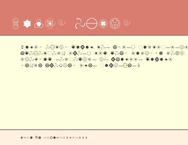 Crop Circle Dingbats example