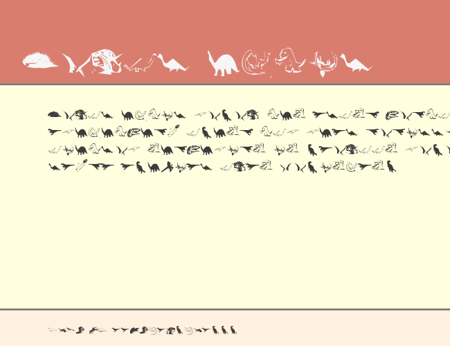 DinosFragments example