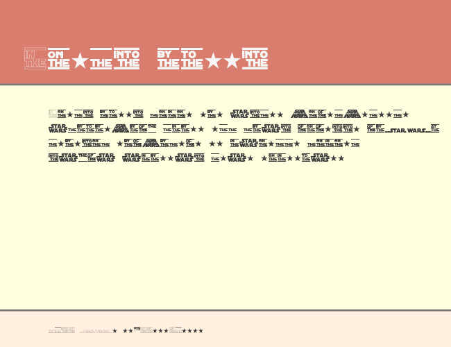 Distant Galaxy Symbols example