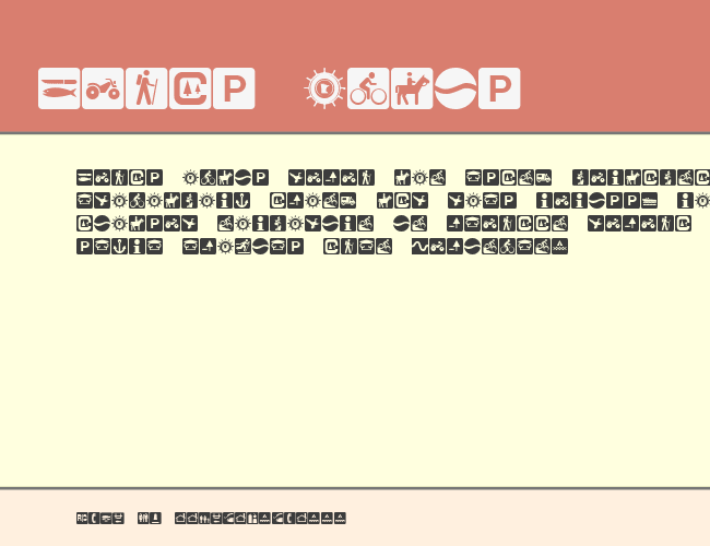 DNR Recreation Symbols example