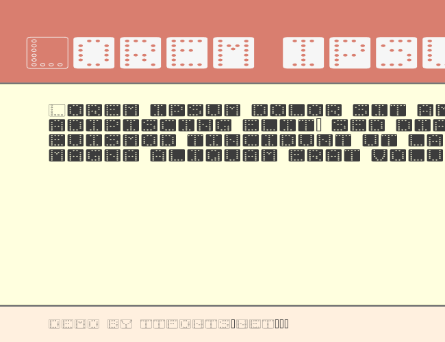 Domino flad example