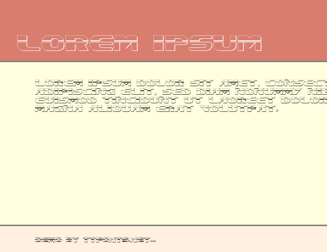 Excelsior Laser Outline example