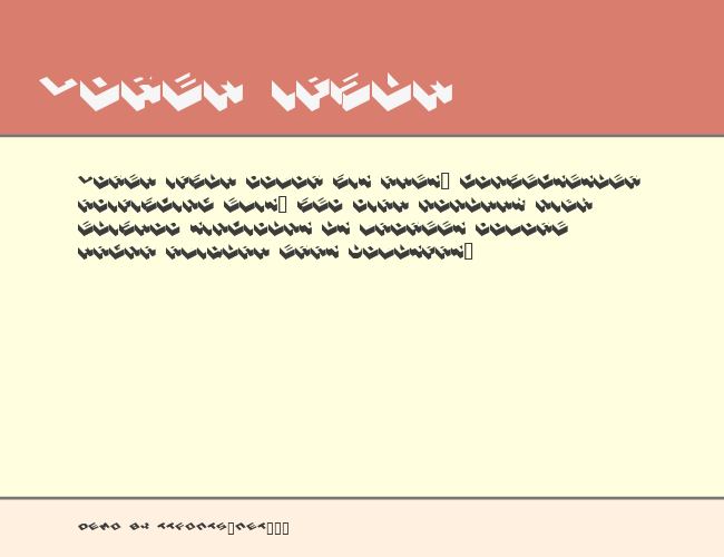 Hexagon example