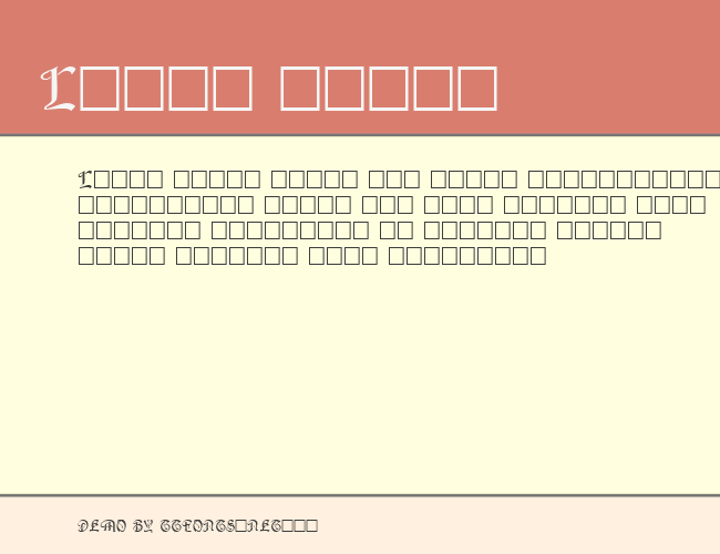 Horst example