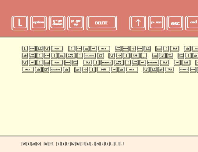 Keyboard KeysBT example