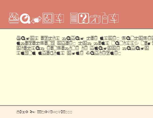Mac Dingbats example