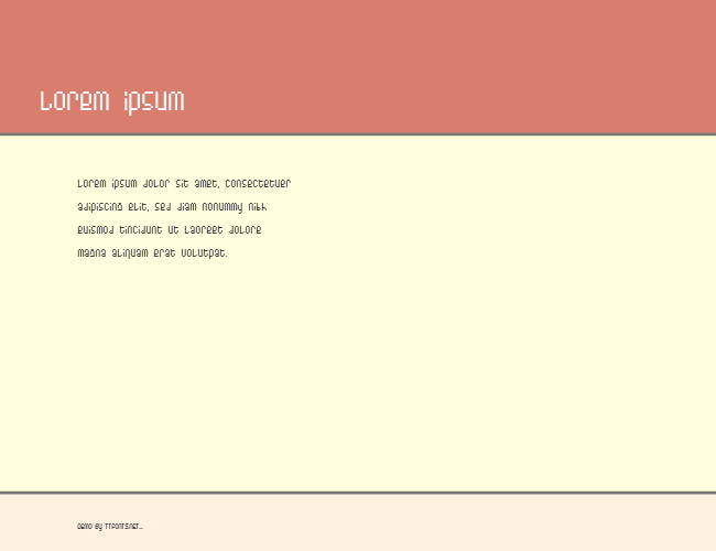 Monophonic example