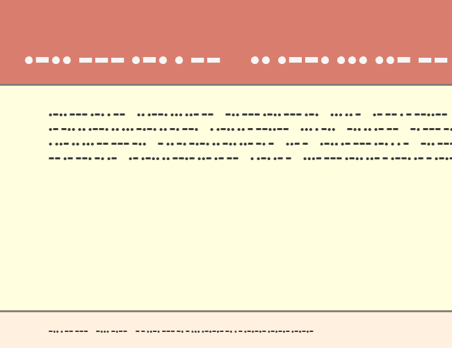 Morse example