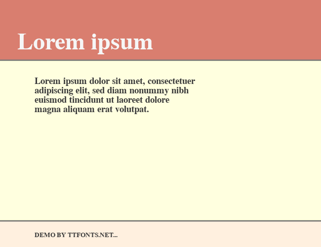 News Serif example