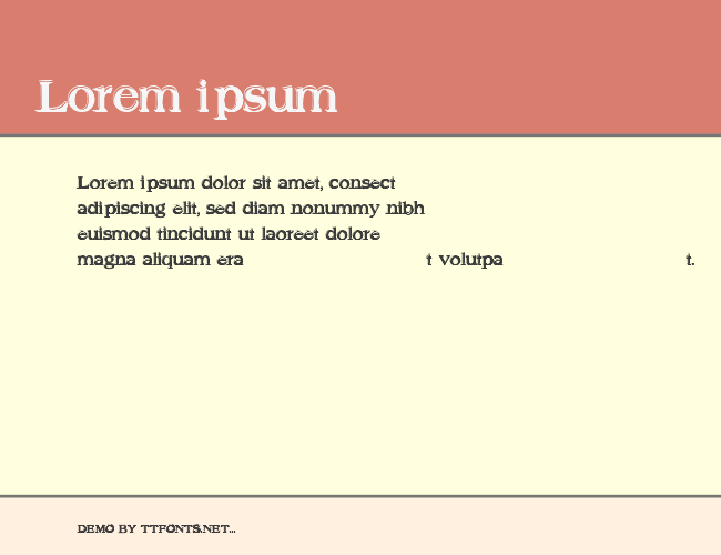 Offset Plain example