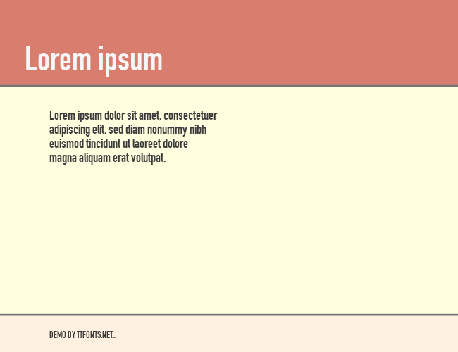 Reducto Condensed SSi example