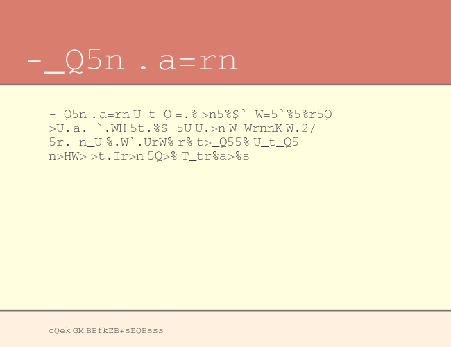 SecretCode example