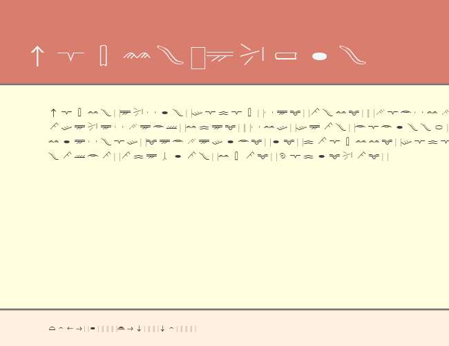 SedimentaryFont example