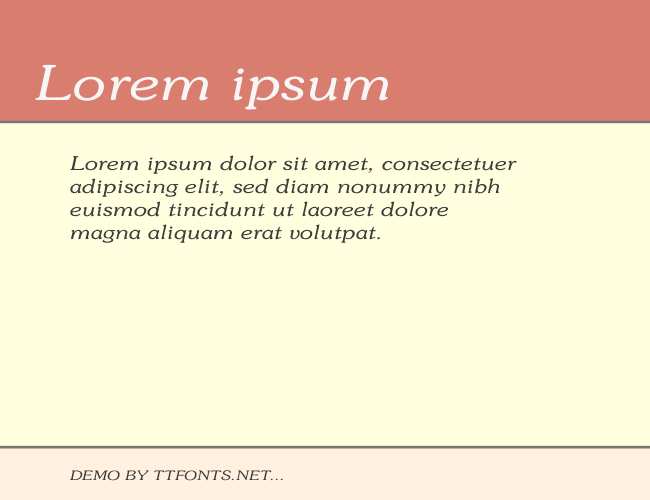 Souvenir-Light-Italic Wd example