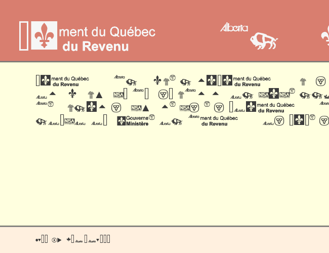 Tax Fonts example