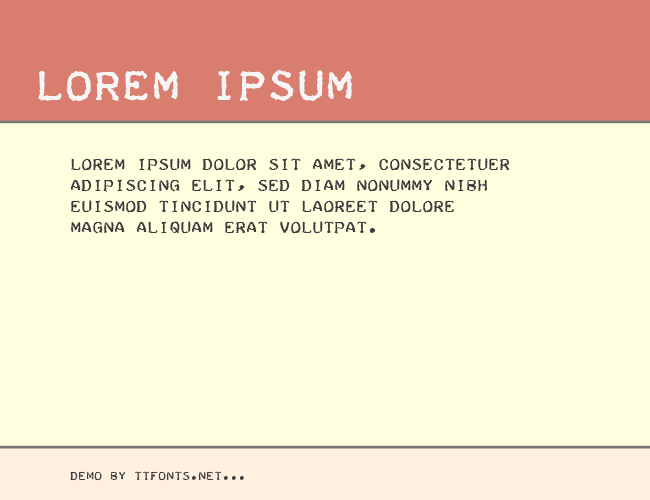 Teleprinter example