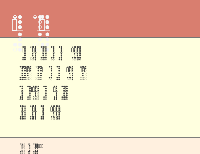 Woodwind Tablature example