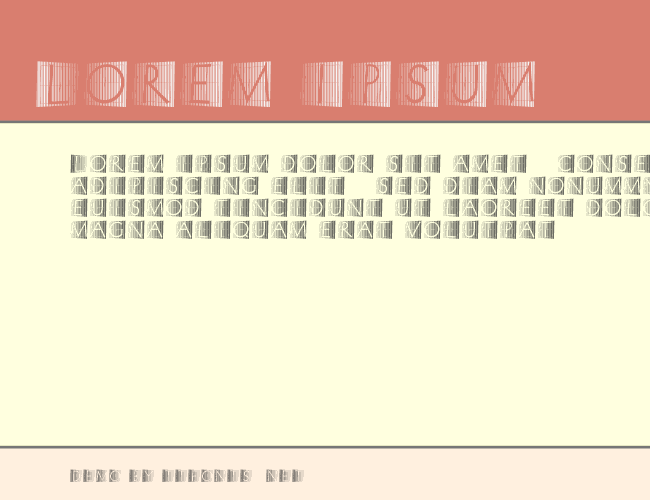 XperimentypoStripes-Two example