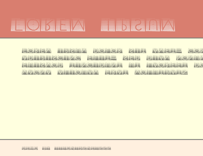 XperimentypoTwoStripes example