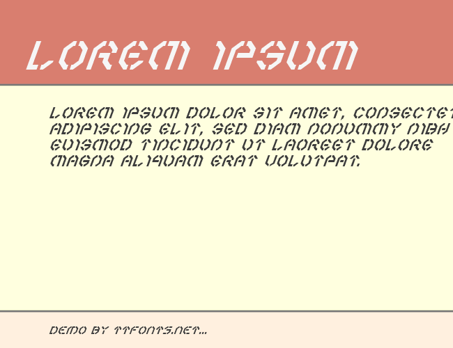 Year 3000 Italic example