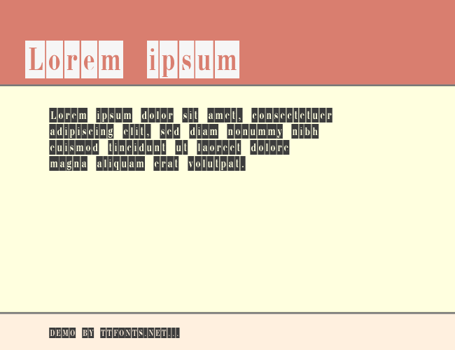 BodoniCameo example