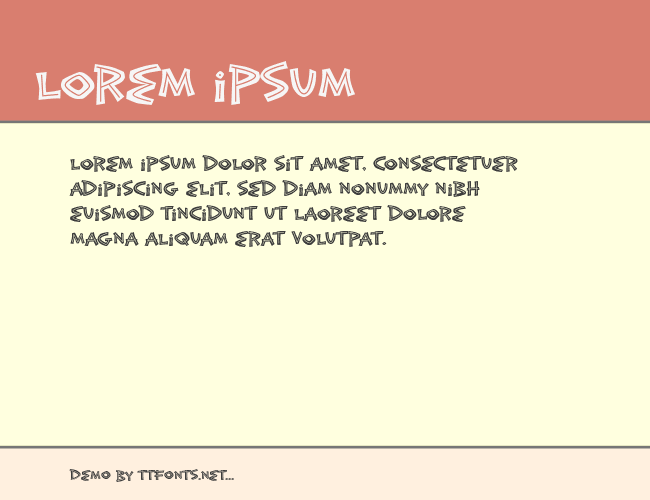 Exotic Island BTN Bold Inline example