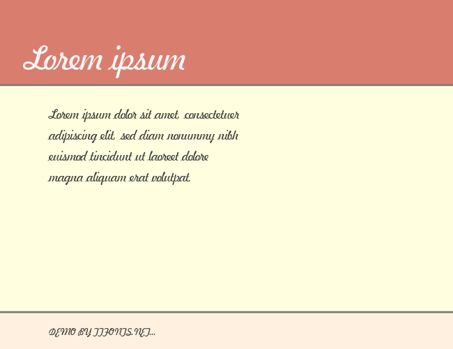 GE Ballantine Script example