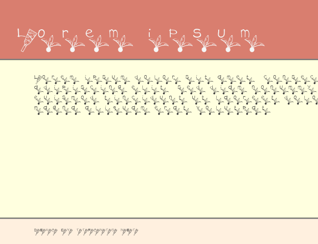 Hagoita Font example
