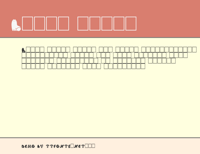 Nohofont example