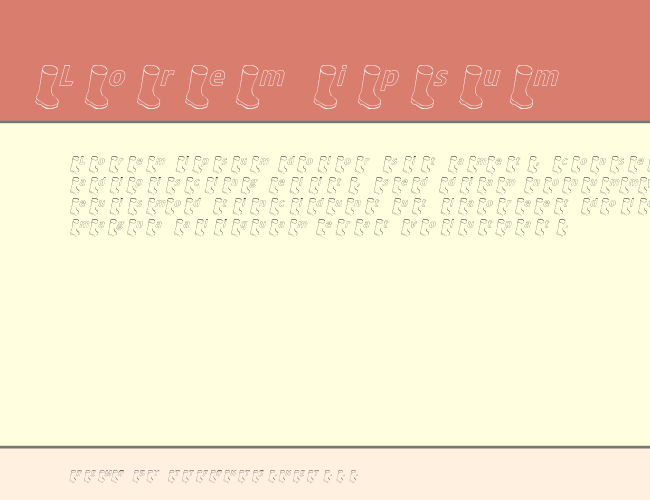 OldBootHollowItalics example