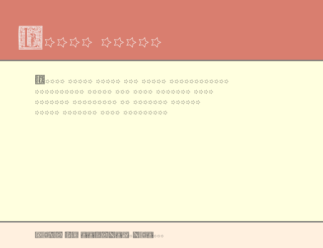 Picto Glyphs example