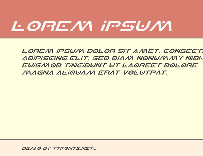 Planet S Expanded Italic example