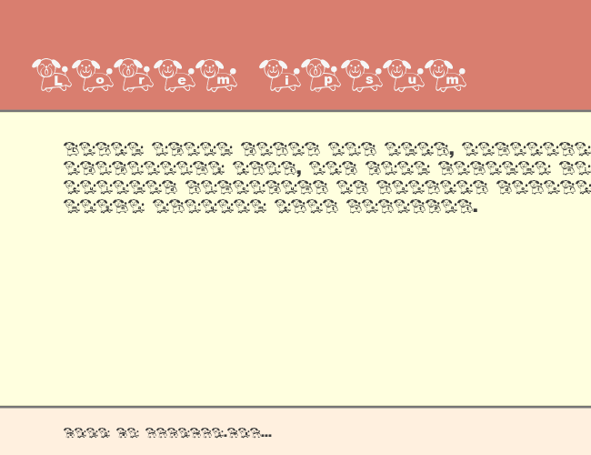 T-wan font example