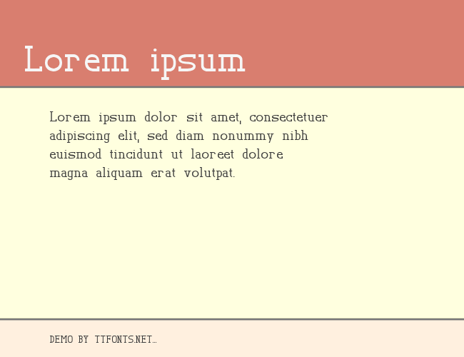 TL Serif example
