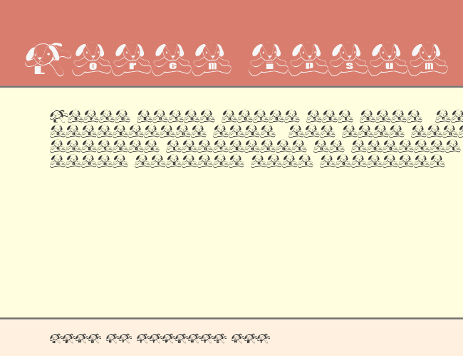 Terry Font example