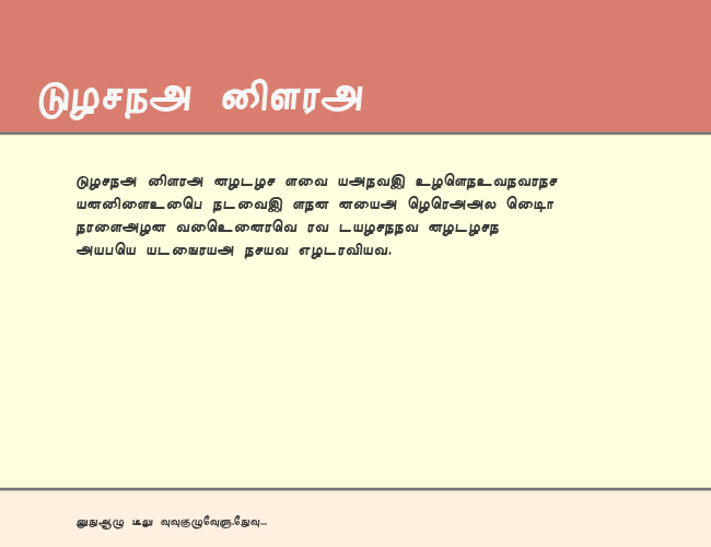 Tharakai example