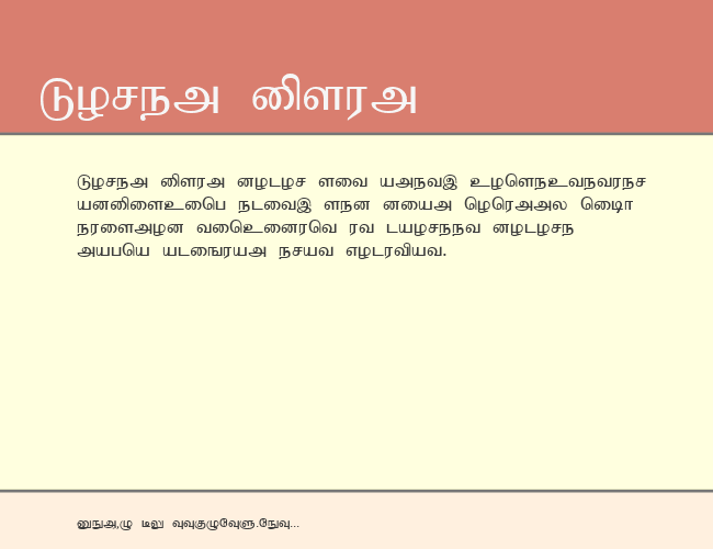 Tharmini example