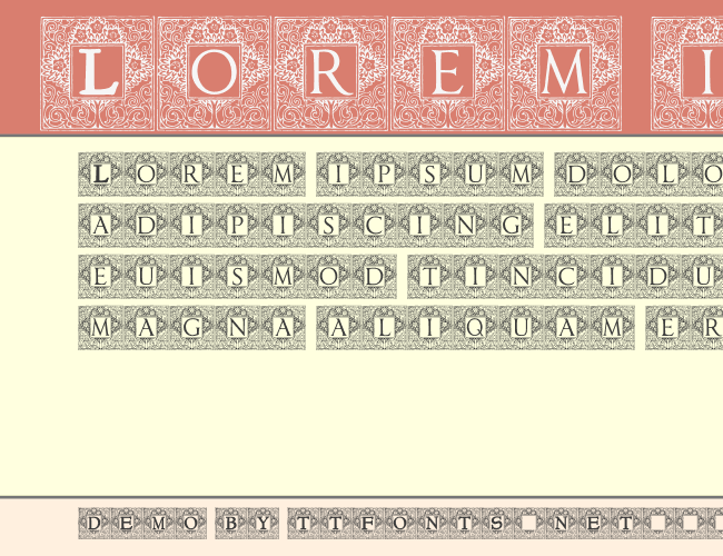 Topiary_Initials example