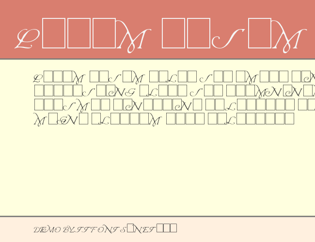 Wrenn Initials Light example