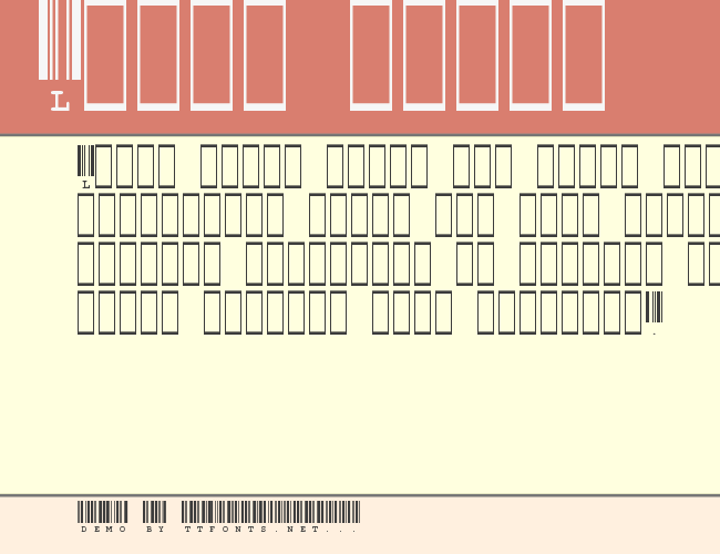 CIA Code 39 Medium Text example