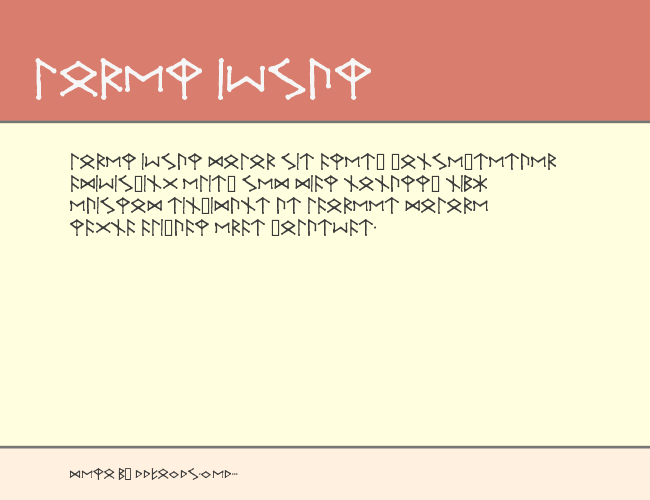 Ice-egg Futhark Runes example