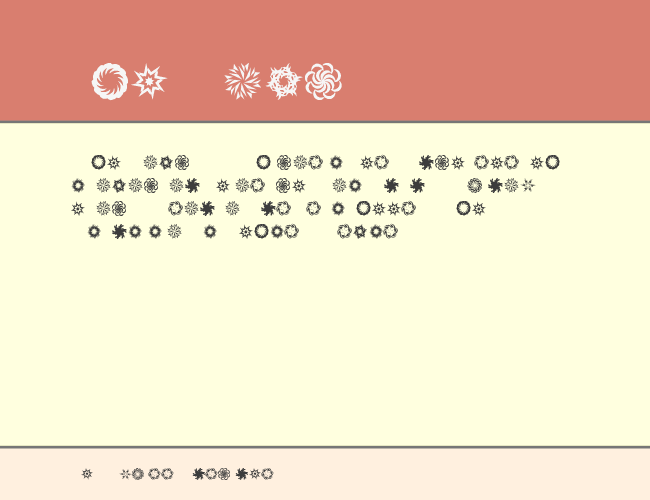 In The Zone Dingbats example