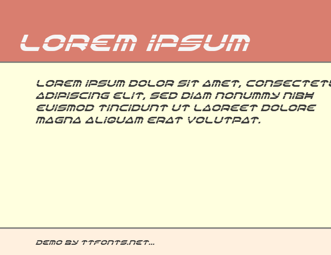 Oberon Laser Italic example