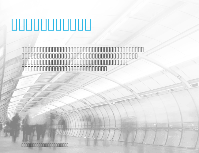 Arial Monospace example